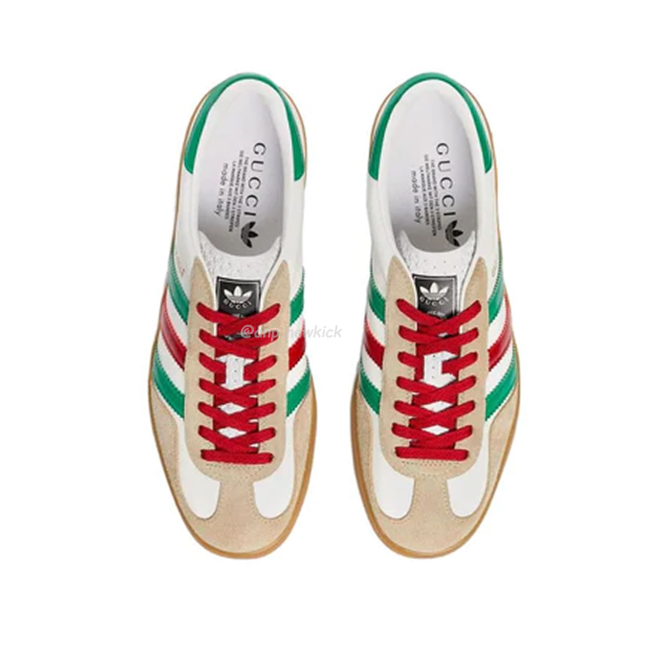 Adidas X Gucci Gazelle White Green Red 726487 Aaa43 9547 (2) - newkick.vip